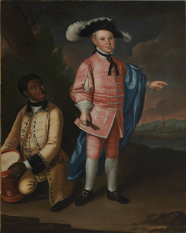 Charles Calvert and Once-known Enslaved Attendant