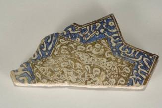 Tile with Spotted Animal (fragment)